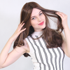Popular Brown Hair Cuticle Aligned Virgin Hair Jewish Wigs 