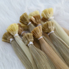single donor full cuticle aligned 100% pre-bonded remy hair keratin pre-bonded flat tip hair extensions