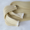 Top Quality double drawn Tape hair 100% remy human hair tape in hair extensions 