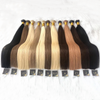 100% human hair I tip hair extensions with wholesale price best quality pre-bonded I tip hair extensions
