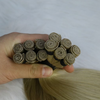 100% Remy human hair hand tied weft hair extensions hand tied weft with light colors fashionable hair color for hand tied weft hair extensions